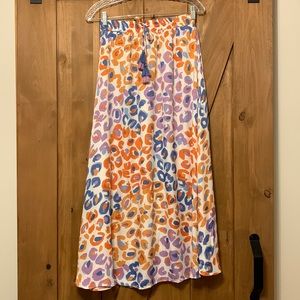 Farm Rio x Anthropologie Vibrant Leopard Maxi Skirt